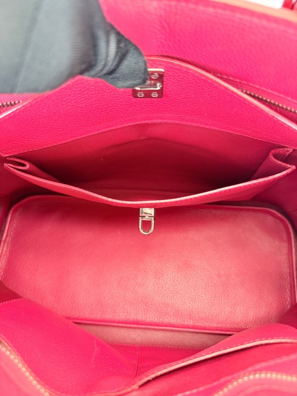 Christian Dior Open Bar Pink Leather Tote Handbag - Picture 12 of 15
